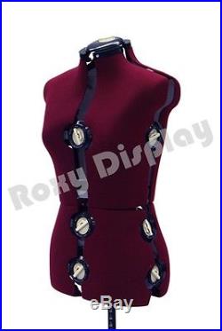 Adjustable Sewing Dress Form Female Mannequin Torso Stand Small Size #JF-FH-2