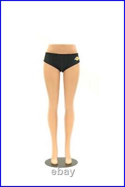 Adult Female Brazilian Fleshtone Plastic Mannequin Legs Display with Base