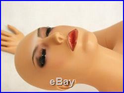 Adult Female Fiberglass Realistic Face Fleshtone Full Body Madonna Mannequin