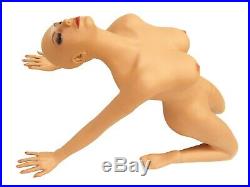 Adult Female Fiberglass Realistic Face Fleshtone Full Body Madonna Mannequin