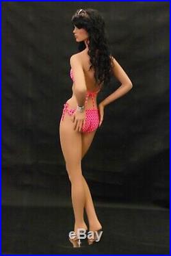 Adult Fleshtone Female Full Body Realistic Fiberglass Fashion Mannequin
