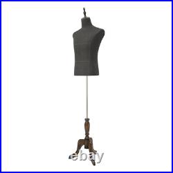 Adult Male Dress Form Mannequin Torso Clothes Display Adjustable Height 150-180 Adult Male Dress Form Mannequin Torso Clothes Display Adjustable Height 150-180