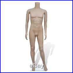 Adult Male Full Size Man Headless Store Mannequin with Stand Display Clothes