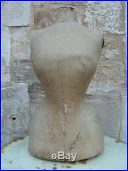 Ancien mannequin napoleon III taille de guepe Antique wasp waist dress form