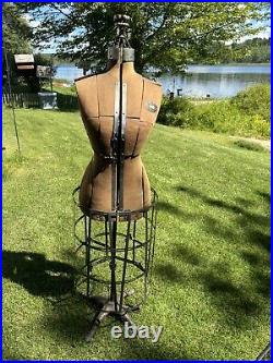 Antique Adjustable Dress Form ACME L&M Great Condition