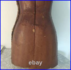 Antique Adjustable Dress Form Torso