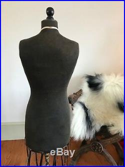 Antique Dress Form Vintage Clothing Store Window Display Mannequin Tailor