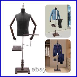 Antique Female Black Pinnable Dress Form Mannequin Torso with Flexible Arms Antique Female Black Pinnable Dress Form Mannequin Torso with Flexible Arms