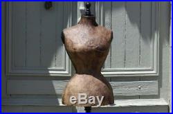 Antique French WASP WAIST Mannequin Dress Form, Tailor's Dummy