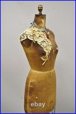 Antique J. R Bauman Model 1957 Size 14 Cage Dress Form Mannequin