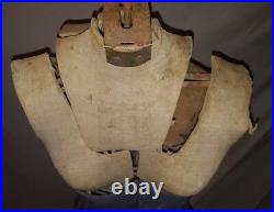 Antique MANNEQUIN Dress Form Adjustable Height AS IS ROUGH CONDITION
