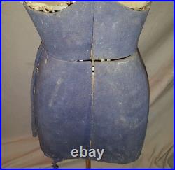 Antique MANNEQUIN Dress Form Adjustable Height AS IS ROUGH CONDITION