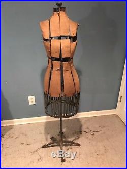Antique Mannequin Dress Making Body Form Vintage Cast Iron Retro Shabby Chic
