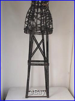 Antique Schell's Adjustable Dress Form Early, Great Design and Rare