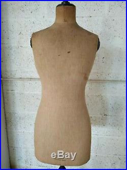 Antique Stockman Paris Mannequin Tailor Dress Form Dummy Couture Fashion Sewing