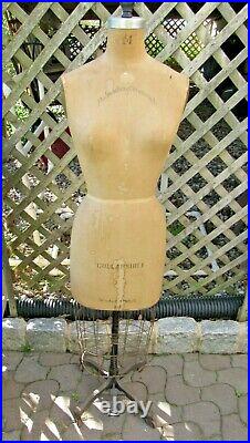 Antique Victorian Palmenburg Cavanaugh Dress Form Mannequin adjustable SIZE 14