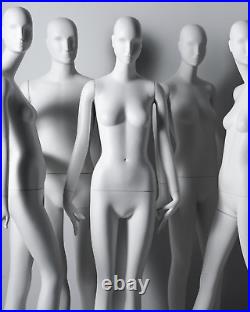 BONAVERI Schläppi 2200 Mannequins Luxury Adult Female, Glossy White, Full-Body