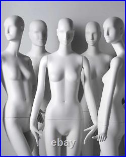 BONAVERI Schläppi 2200 Mannequins Luxury Adult Female, Glossy White, Full-Body