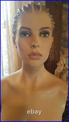 Beautiful Female Vintage Mannequin Torso Bust