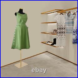 Black Female Mannequin Model with Stand Half-length Model Mannequin Dress Form