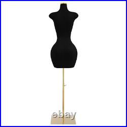 Black Female Mannequin Model with Stand Half-length Model Mannequin Dress Form