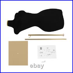 Black Female Mannequin Model with Stand Half-length Model Mannequin Dress Form