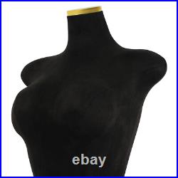 Black Female Mannequin Model with Stand Half-length Model Mannequin Dress Form