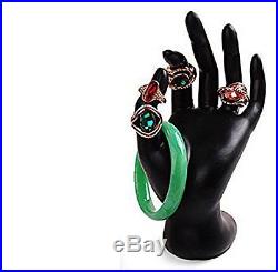 Black Polyresin Hand Form Jewelry Display Bracelet Ring Necklace Stand Holder