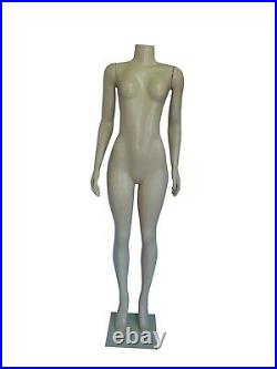 Brazilian Female Headless Full Body Mannequin With Arms & Square Base R2204b