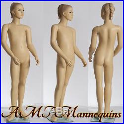 Child Female Mannequin, amt-mannequins, display girl hand made manikin-Hope