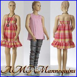 Child Female Mannequin, amt-mannequins, display girl, hand made manikin-Hope