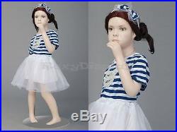 Child Fiberglass Cute Realistic Mannequin Dress Form Display #MZ-ITA1
