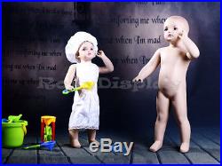 Child Fiberglass Realistic Mannequin Dress Form Display #MZ-ANN4