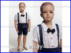 Child Fiberglass with Molded Hair Mannequin Dress Form Display #MZ-KD2