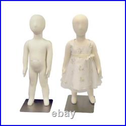 Child Flexible Full Body 1 Year Old Mannequin Dress Form with Removable Head