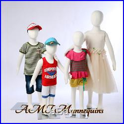 Child Mannequin removable head flexible pinnable manequins, 4 kids manikins-R3468