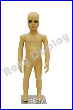 Child Plastic Realistic Mannequin Dress Form Display #PS-KD-1+FREE Wig