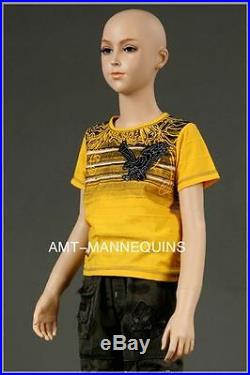 Child fiberglass hand made mannequin, Abt 6 years old boy/ girl manikin- Trey
