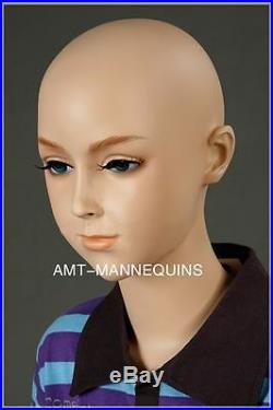 Child fiberglass hand made mannequin, Abt 6 years old boy/ girl manikin- Trey