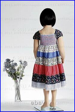 Child mannequin girl, 45 years old, Hand made, Full body realistic manikin-Molly