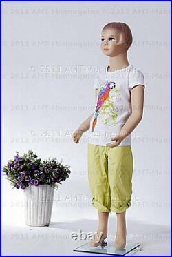 Child mannequin girl, 45 years old, Hand made, Full body realistic manikin-Molly
