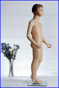 Child mannequin girl, 45 years old, Hand made fiberglass full-body manikin-Molly