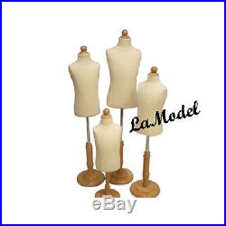Children/child/kid mannequin 4 units group high quality store display dress form