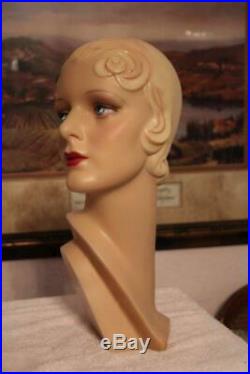 Decoeyes MAE Mannequin Collectible 1930's Custom Bust by Larry Landwerlen