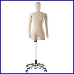 Dress Form Mannequin Eva Luxe Female Pinnable Sewing Soft Tailor Beige XXS-XXXL