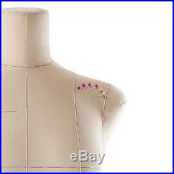 Dress Form Mannequin Eva Luxe Female Pinnable Sewing Soft Tailor Beige XXS-XXXL