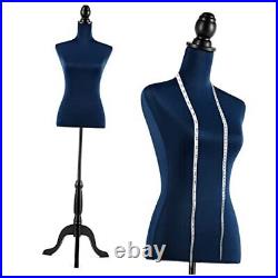 Dress Form Mannequin Torso with Adjustable Tripod Stand, Pinnable Female