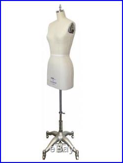Dress Form Size 8 with Flat Hip, Professional Female Dress Form