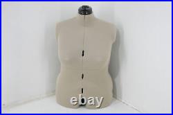 Dritz Fully Adjustable Dress Form Medium Size Ivory Mannequin w Pin Cushion