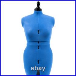Dritz My Double Deluxe Adjustable Dress Form, Medium, Blue